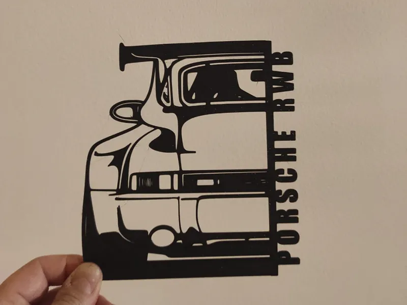 Silhouette Porsche RWB