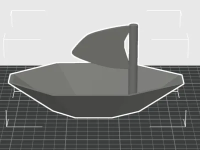 Sailboat Design Bowl