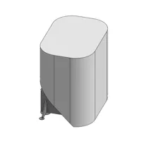 2x2x3 - flat bottom - 0.2mm layer, 2 walls, 15% infill