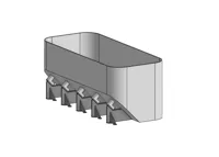 5x3x3 - flat bottom - 0.2mm layer, 2 walls, 15% infill