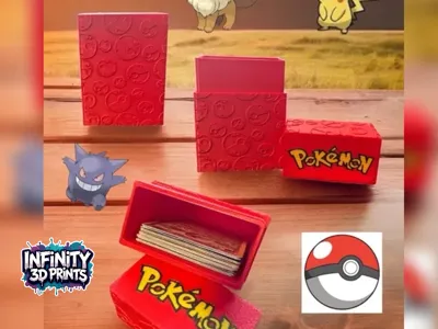 hard case for pokemon cards Pokémon Card Storage Box, Rigid Zipped with 200 Cards, Gift Idea Gamers Toys Waterproof storage case for jumbo Pokemon pokemon card protector case Ultrasonic