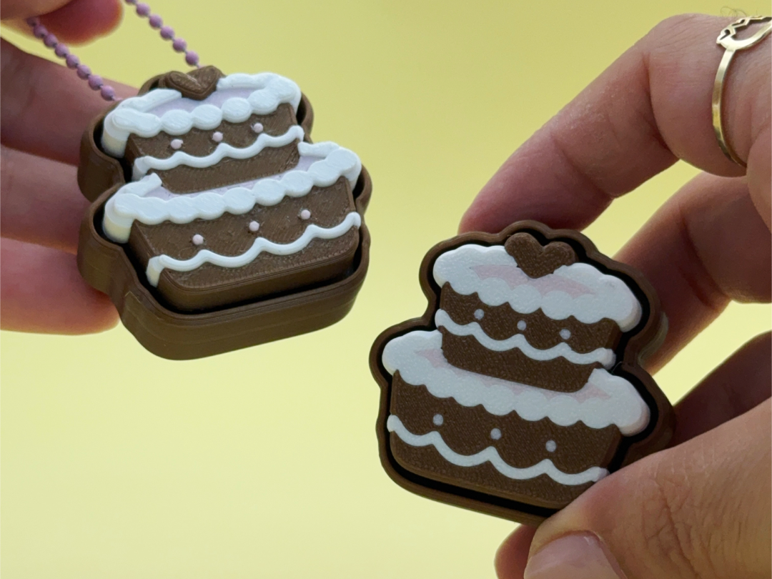 Cake – Fidget Clickers Keychains