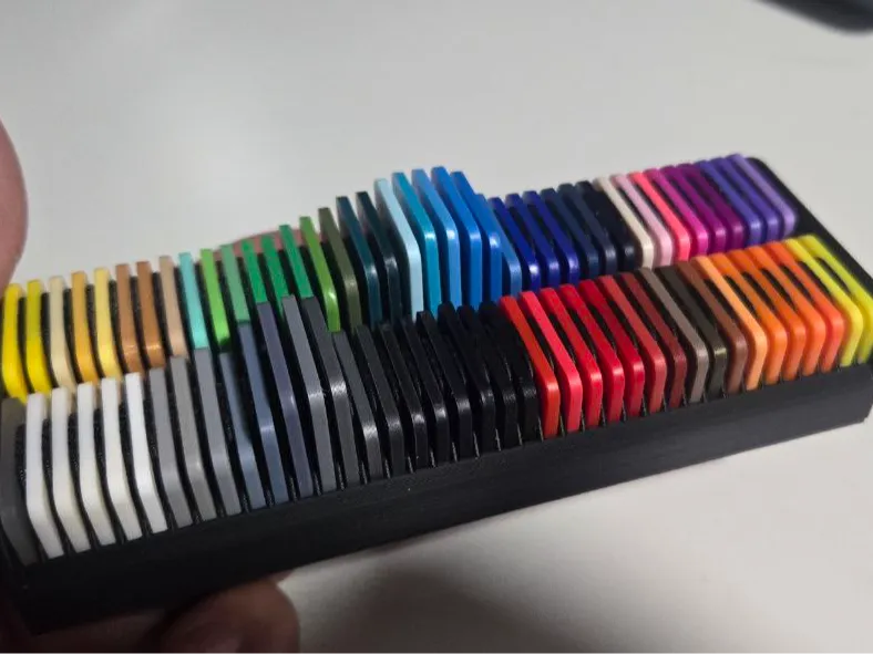 Bambu Lab Color Palette Sample organizer