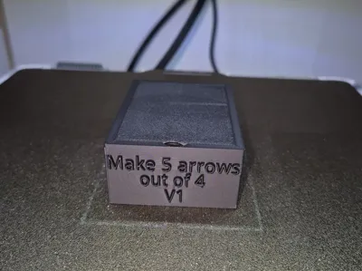 Make 5 arrows out of 4 puzzle box