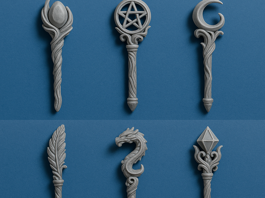 Enchanted Wizard Staff Set