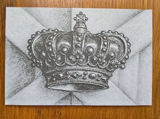 Crown drawing * Hueforge