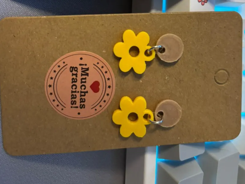Spring earrings