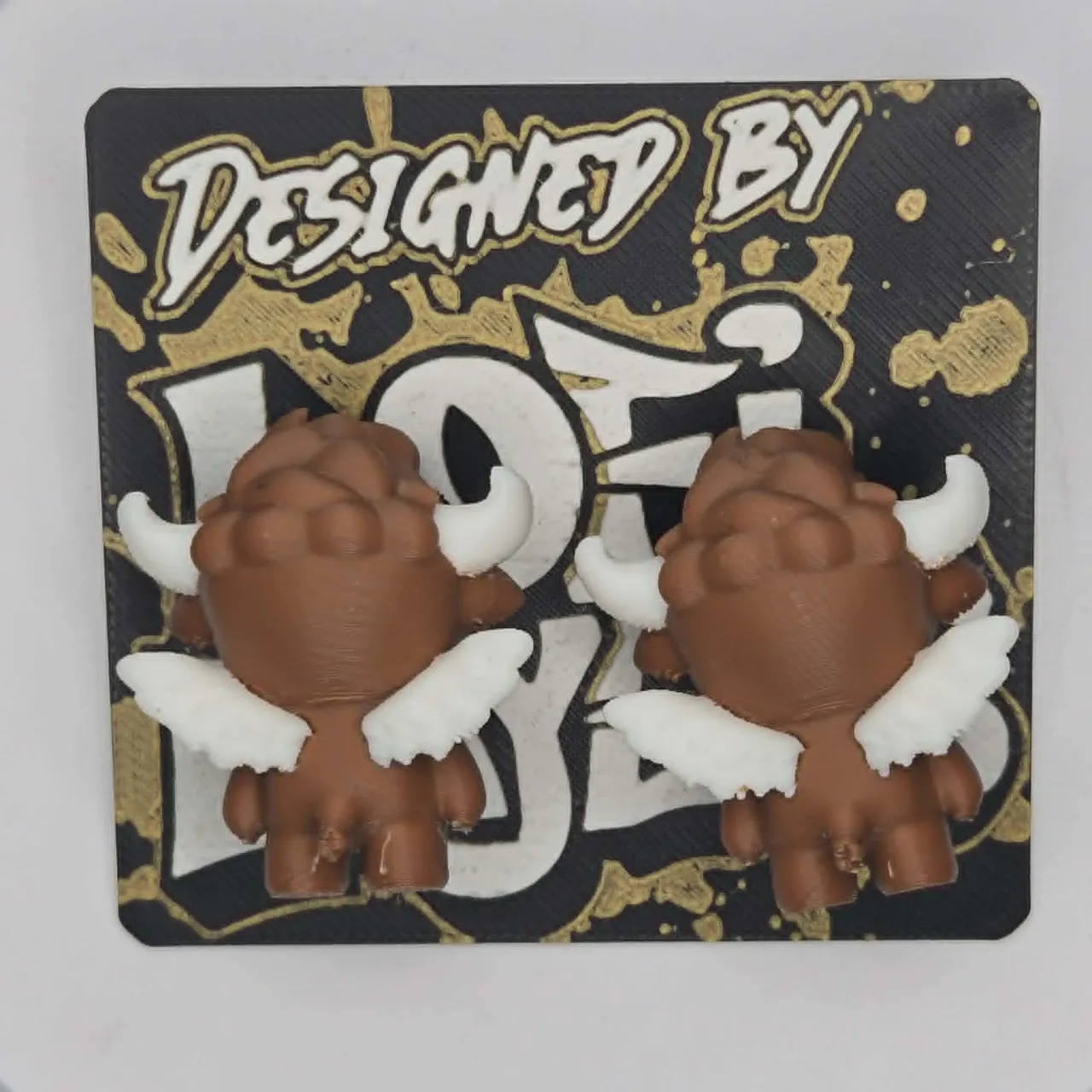 Buffalo Wing Chomper Earrings view 2