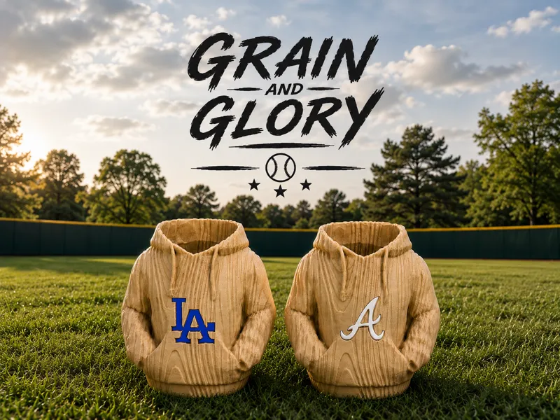 Grain and Glory MLB Hoodie Pen Holders