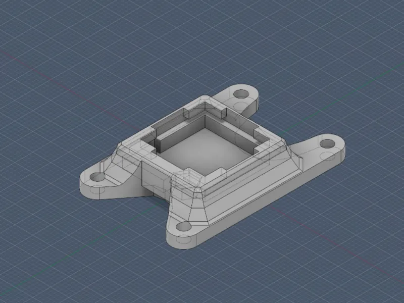 HGLRC M100 gps mount for apex 5