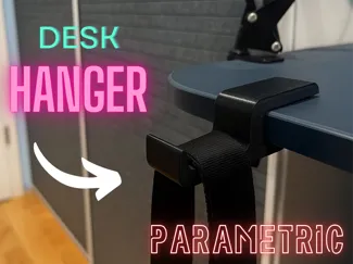 Clean Parametric Desk Hanger