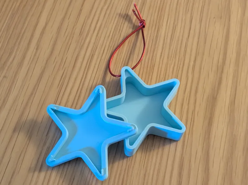 Star ornement container
