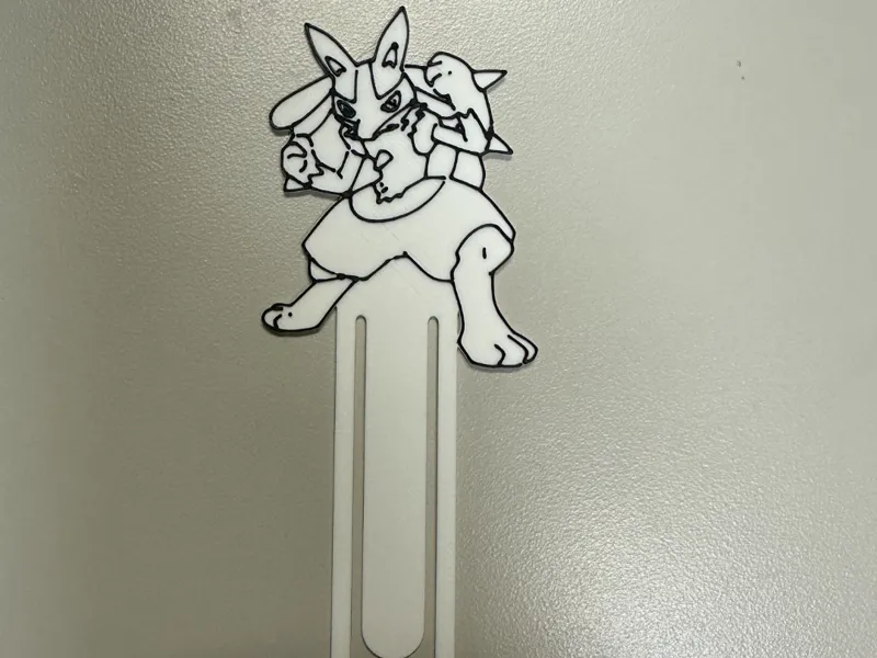 Pokemon - Lucario Bookmark