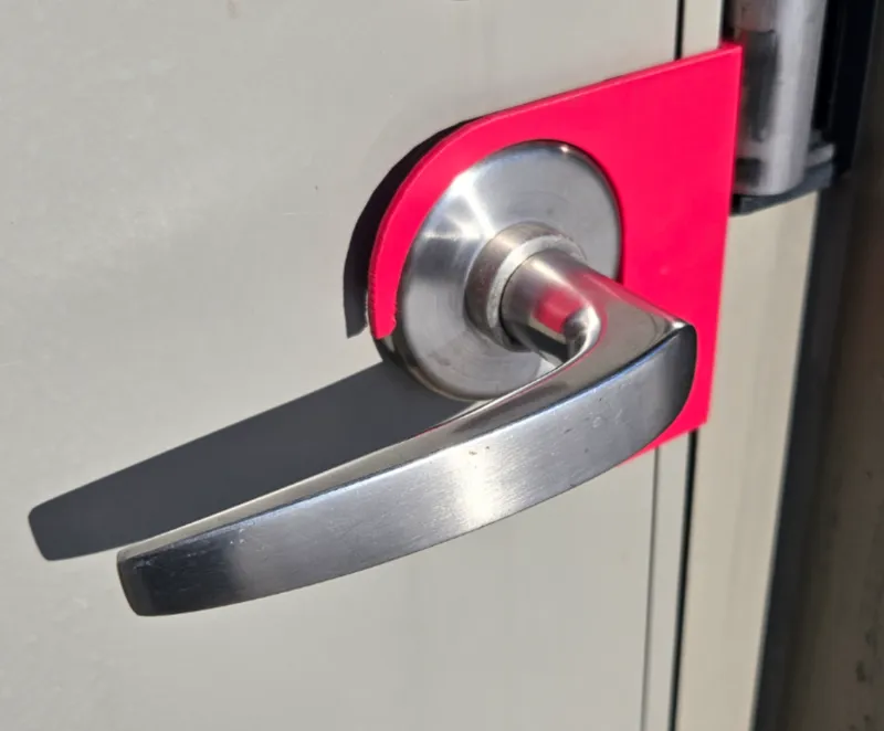 door latch stop