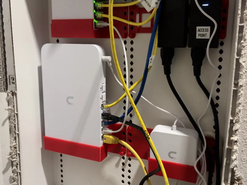 Unifi Cloud Gateway Fiber Mount for Legrand On-Q