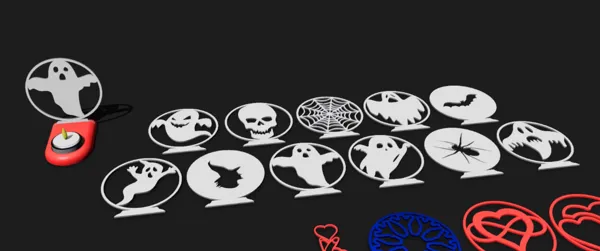 Pack de bougies interchangeables Halloween
