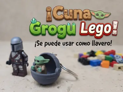 Grogu's Cradle, for display or keychain
