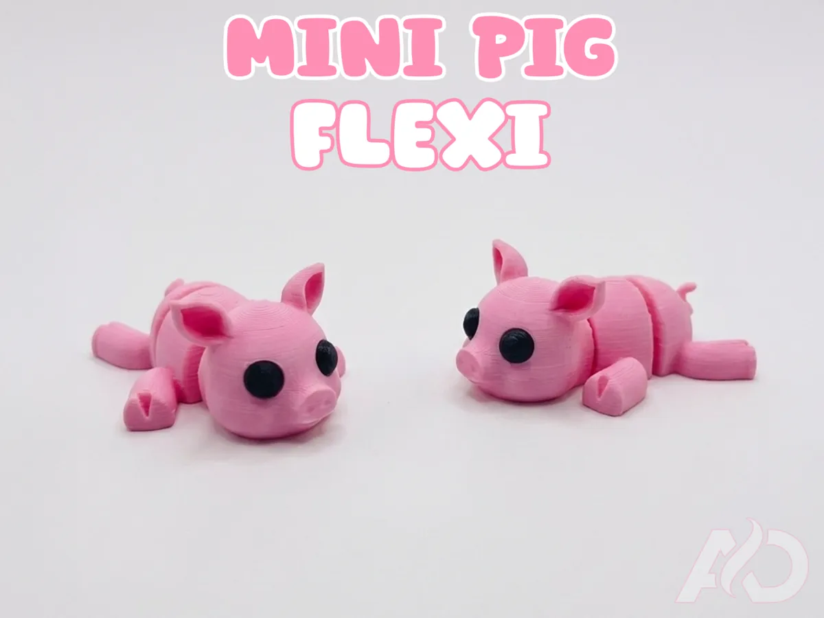 PIG MINI FLEXI - Free 3D Print Model - MakerWorld