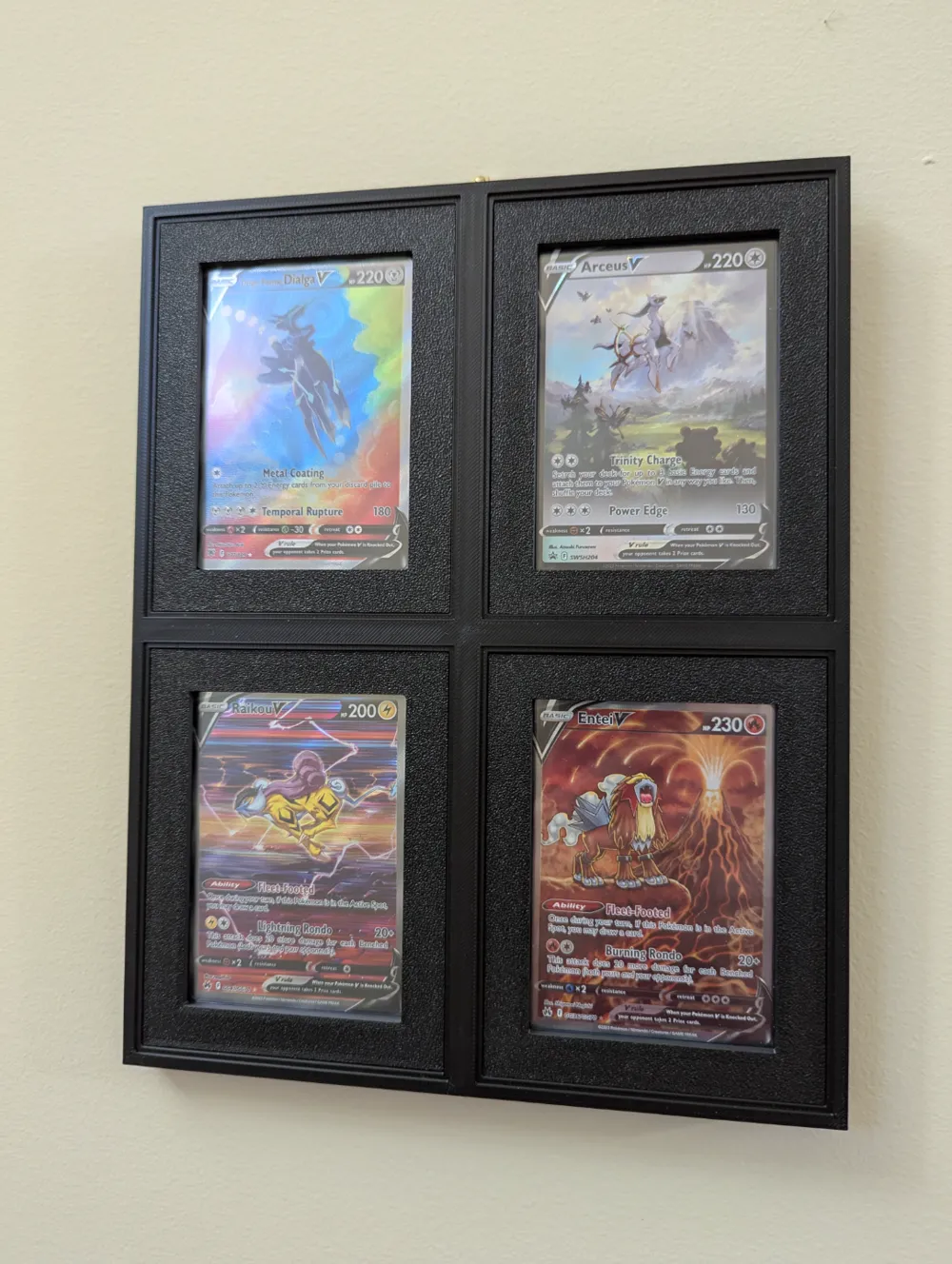Toploader Wall Frame - 4x TCG Card Holder - Free 3D Print Model ...