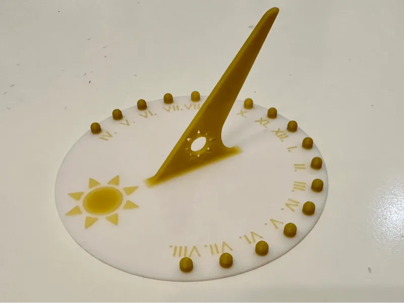 Sundial - North, 48th parallel latitude