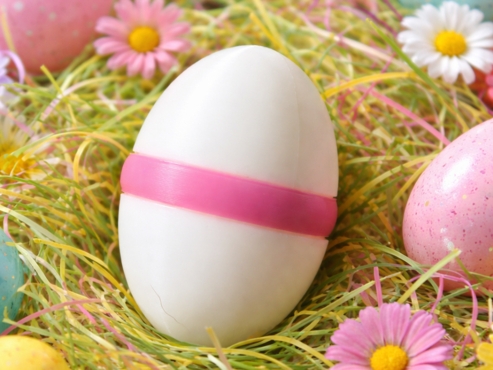 Easter Fidget Egg - Spinning Ring (2 Color)