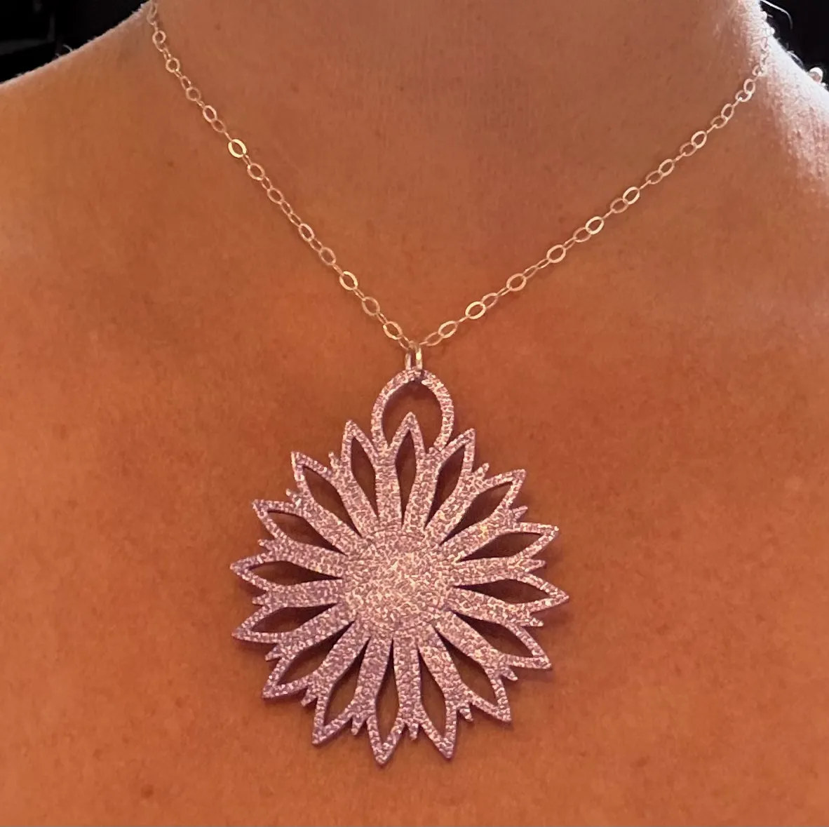 Abstract Floral Earrings / Necklaces - 4 Designs view 4