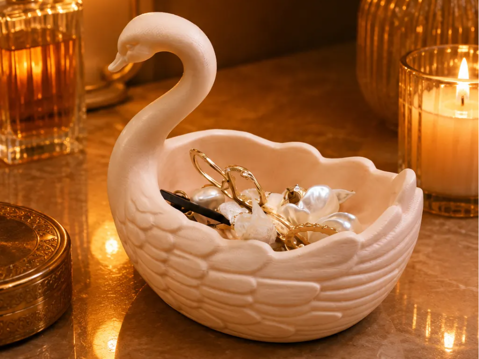 Swan Jewelry Bowl