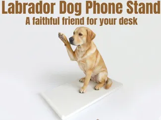 Labrador Dog Phone Holder