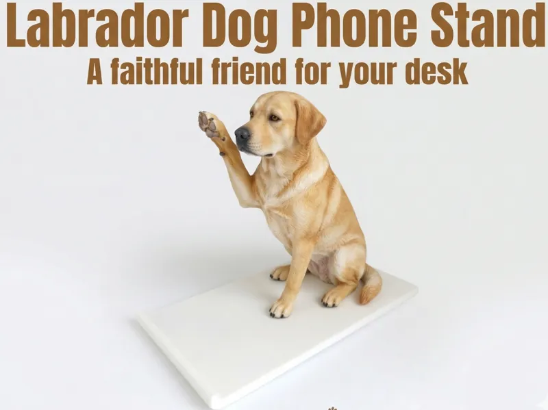 Labrador Dog Phone Holder