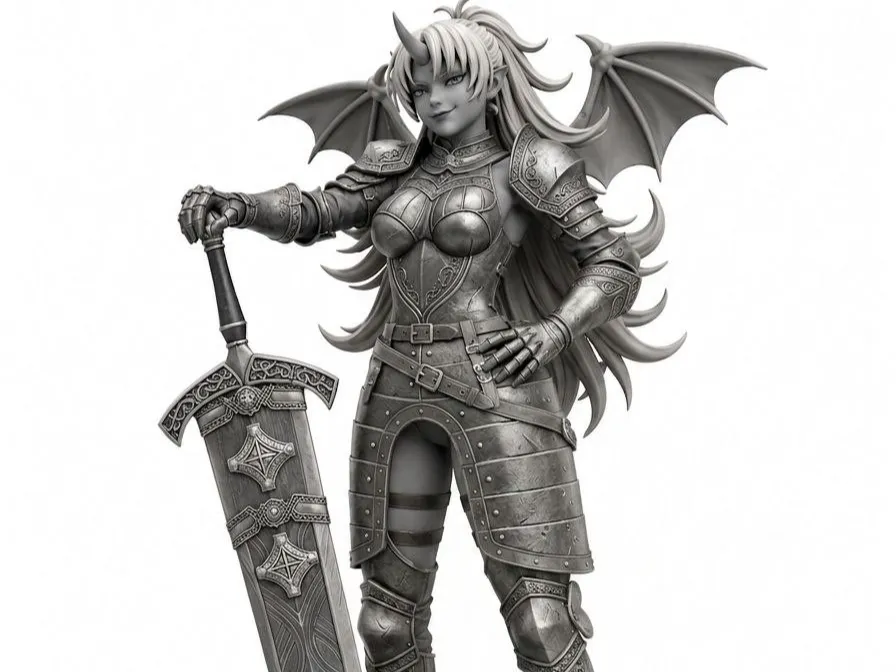 Figura decorativa: Demon King Atoferatofe Figure Rybak Mushoku Tensei. Referencia del modelo original.