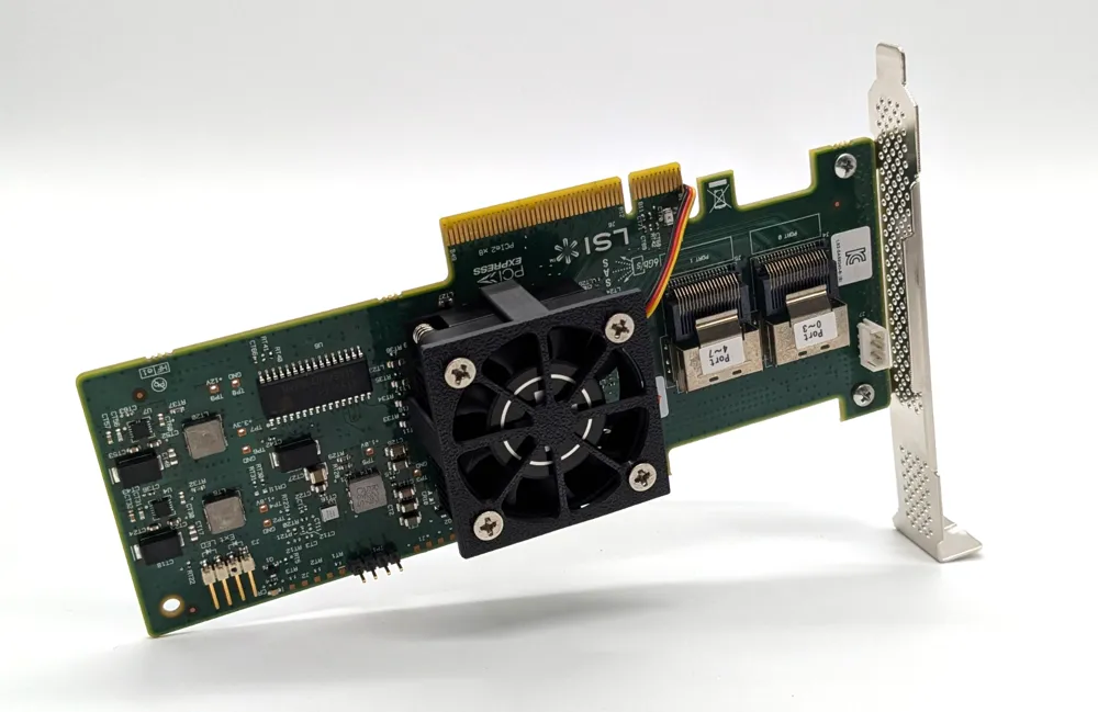 LSI 9240-8i 40mm Fan Adapter Remixed by Flying4T - MakerWorld