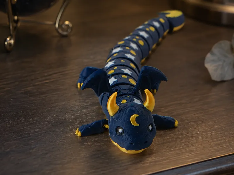 Celestial Dragon Flexi Toy - Articulated Creature