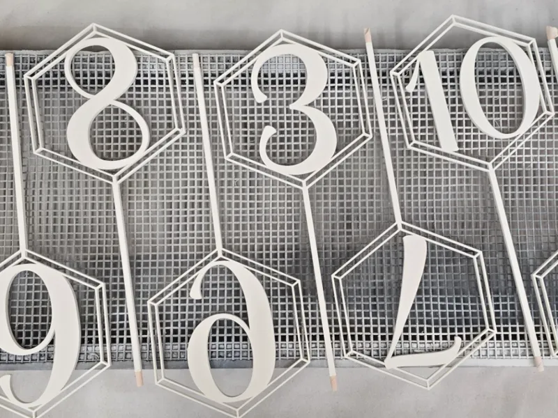 Wedding Table Numbers