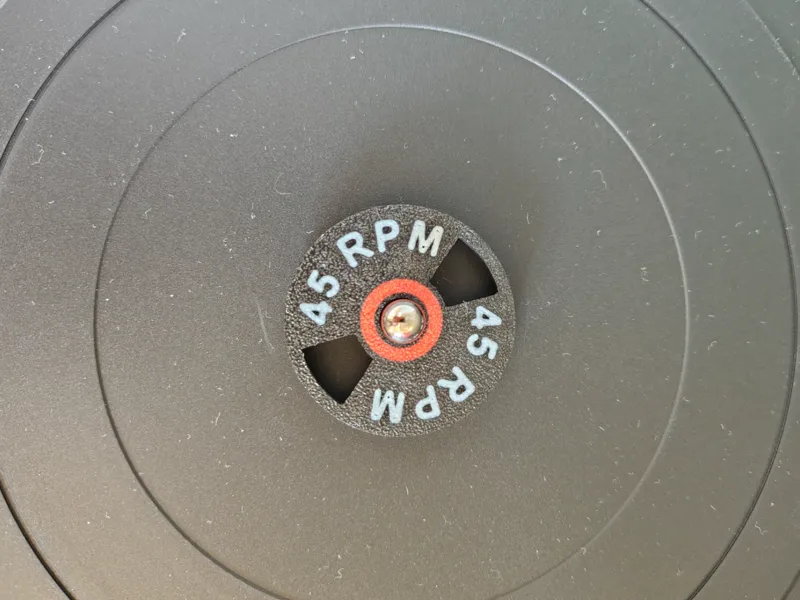 Vinyl record adapter 45 RPM