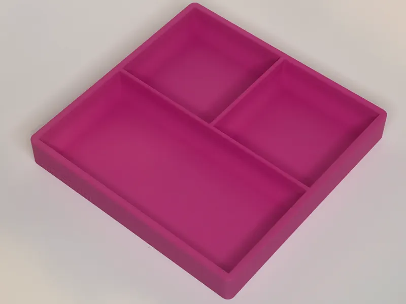3 Section Sorting Tray