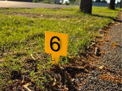 Youth Fire Brigade Relay Race Numbers with Ground Spike