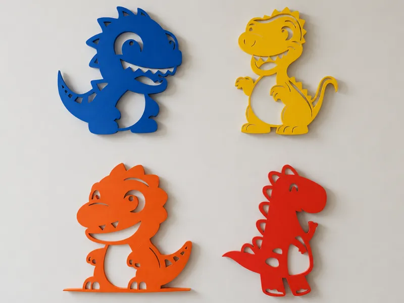 Pack de Arte de Pared de Dinosaurios 