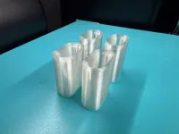 0.6mm nozzle, 0.3mm layer, 2 walls, 0% infill