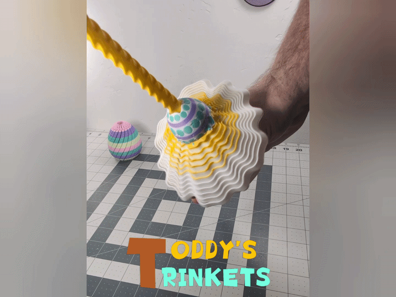 Egg Splat Top Spinner - ToddysTrinkets
