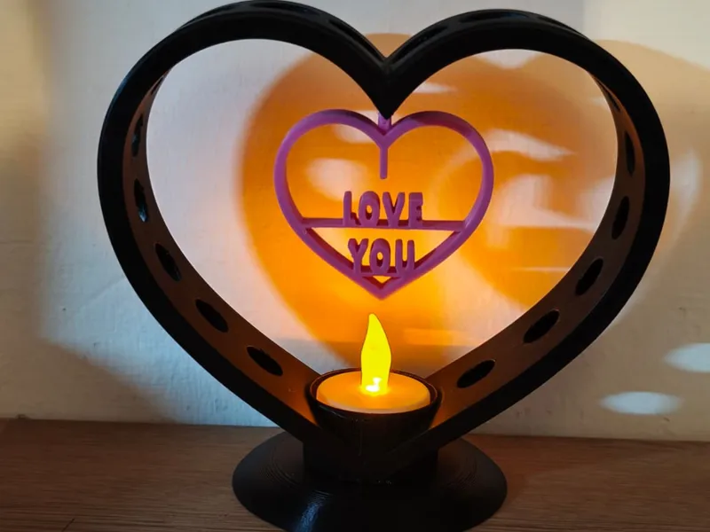 Teelicht Herz(I LOVE YOU)Valentine