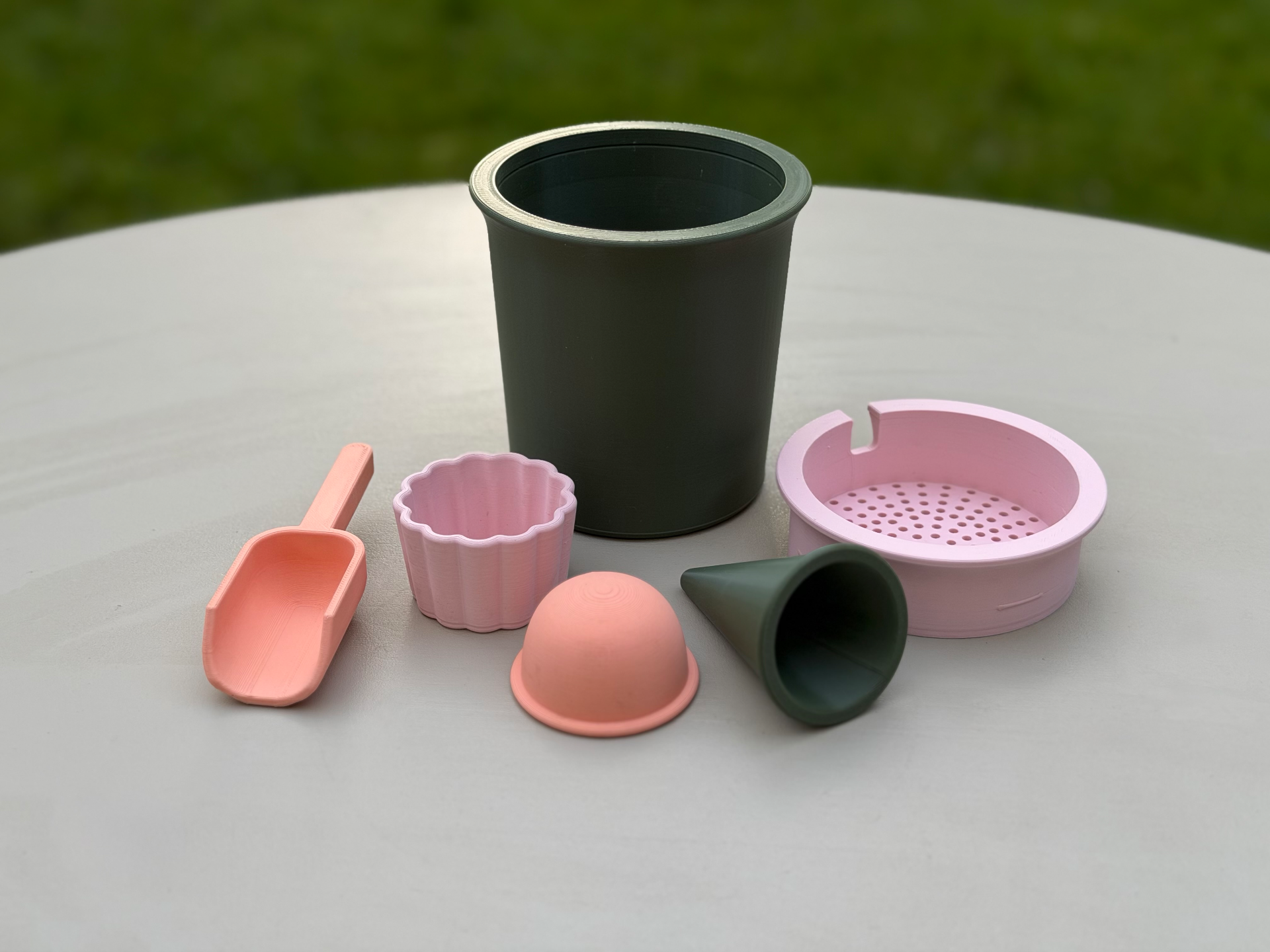 Kompaktes Sandspielzeug-Set für Kinder (modular) 