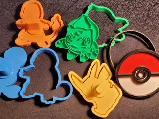 Pokemon Cookie Cutter - Color