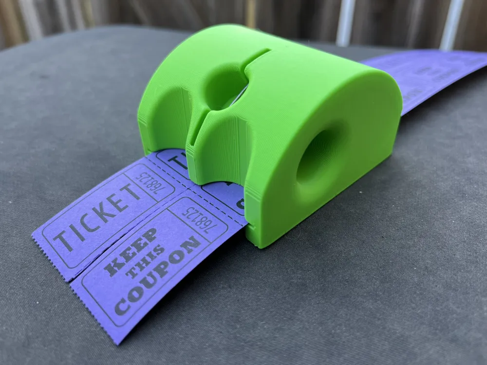 Hand Held Raffle Ticket Splitter - Free 3D Print Model - MakerWorld