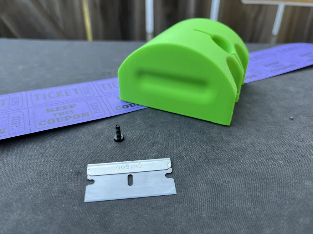 Hand Held Raffle Ticket Splitter - Free 3D Print Model - MakerWorld