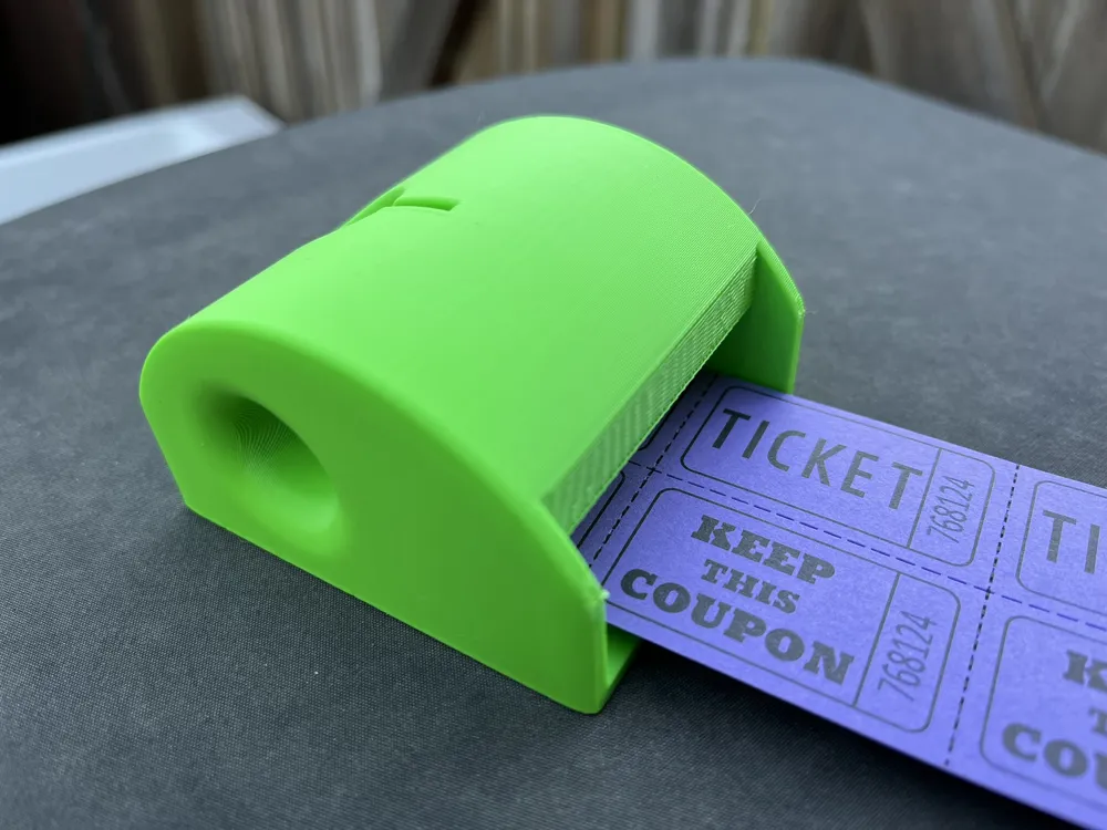 Hand Held Raffle Ticket Splitter - Free 3D Print Model - MakerWorld