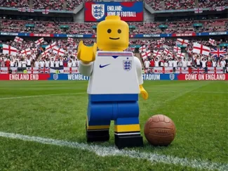 Brick MegaFigure – England Jersey World Cup USA26