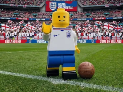 Brick MegaFigure – England Jersey World Cup USA26