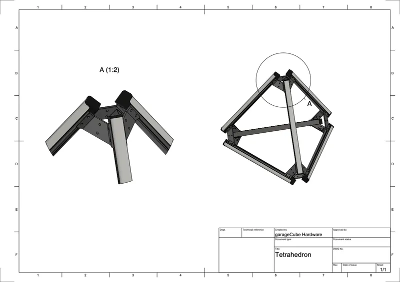 garageCube tetrahedron