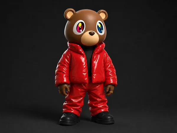 Ours stylisé — figurine designer toy