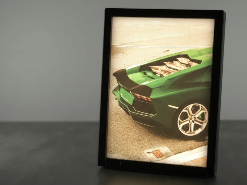 Lamborghini Aventador Lithophane